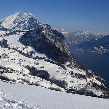 Amden und Walensee im Winter