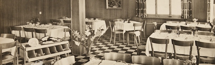 Speisesaal Arvenbüel 1960er