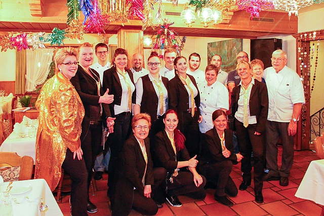 Arvenbüel-Team an der Silvester-Party